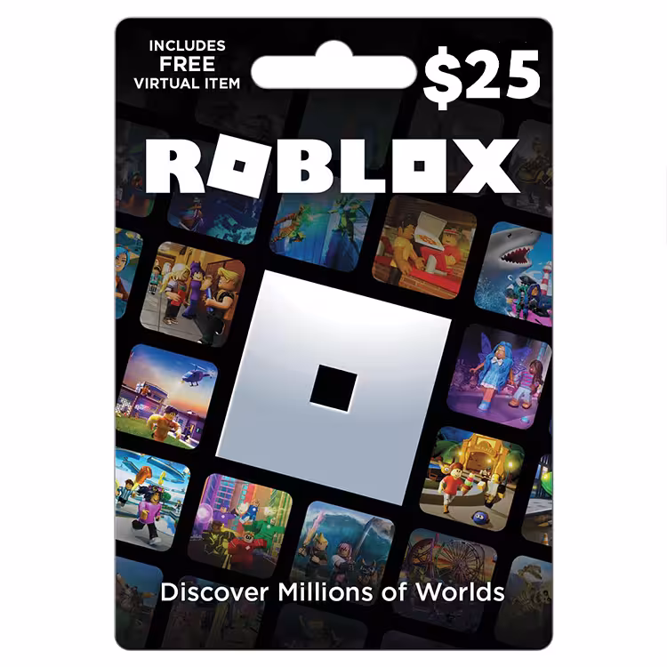 Roblox Gift Cards – 25$ – 2000Robux