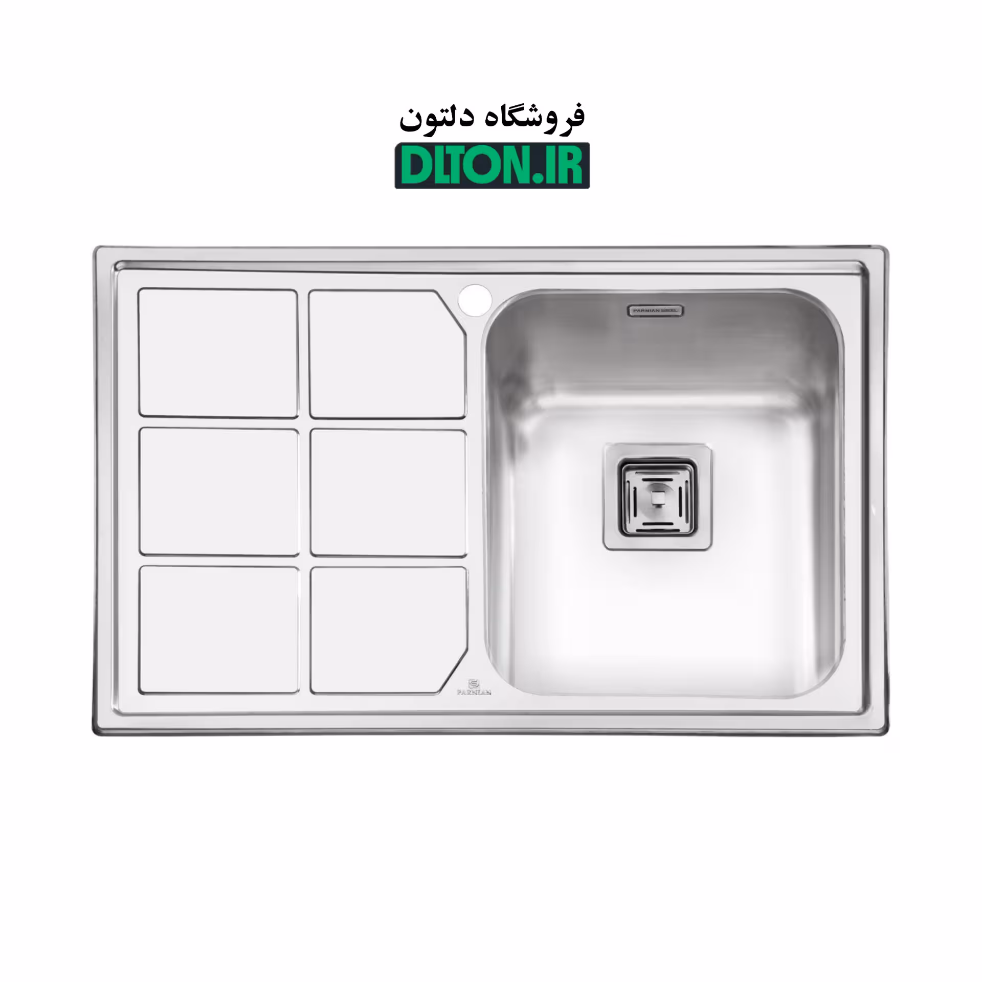 سینک توکار پرنیان استیل PS 1218