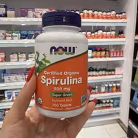 قرص اسپیرولینا Now | سرشار از پروتئین، ویتامین و مواد معدنی