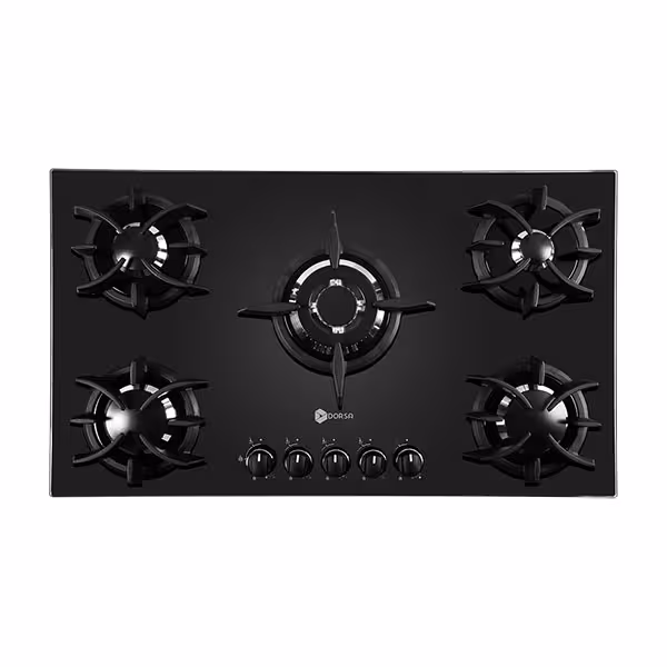 اجاق گاز صفحه ای درسا مدل DG2215-5M استیل 5 شعله ای