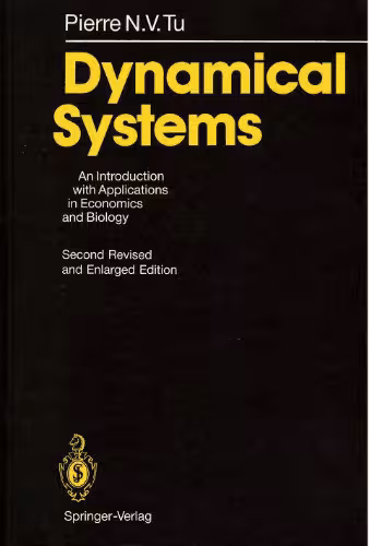 خرید و دانلود نسخه کامل کتاب Dynamical Systems. An Introduction with Applications in Economics and Biology