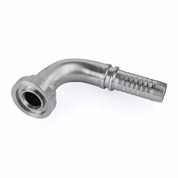 سرشیلنگی خم کاترپیلاری سایز 3/4 اینچ دنباله 3/4 اینچ