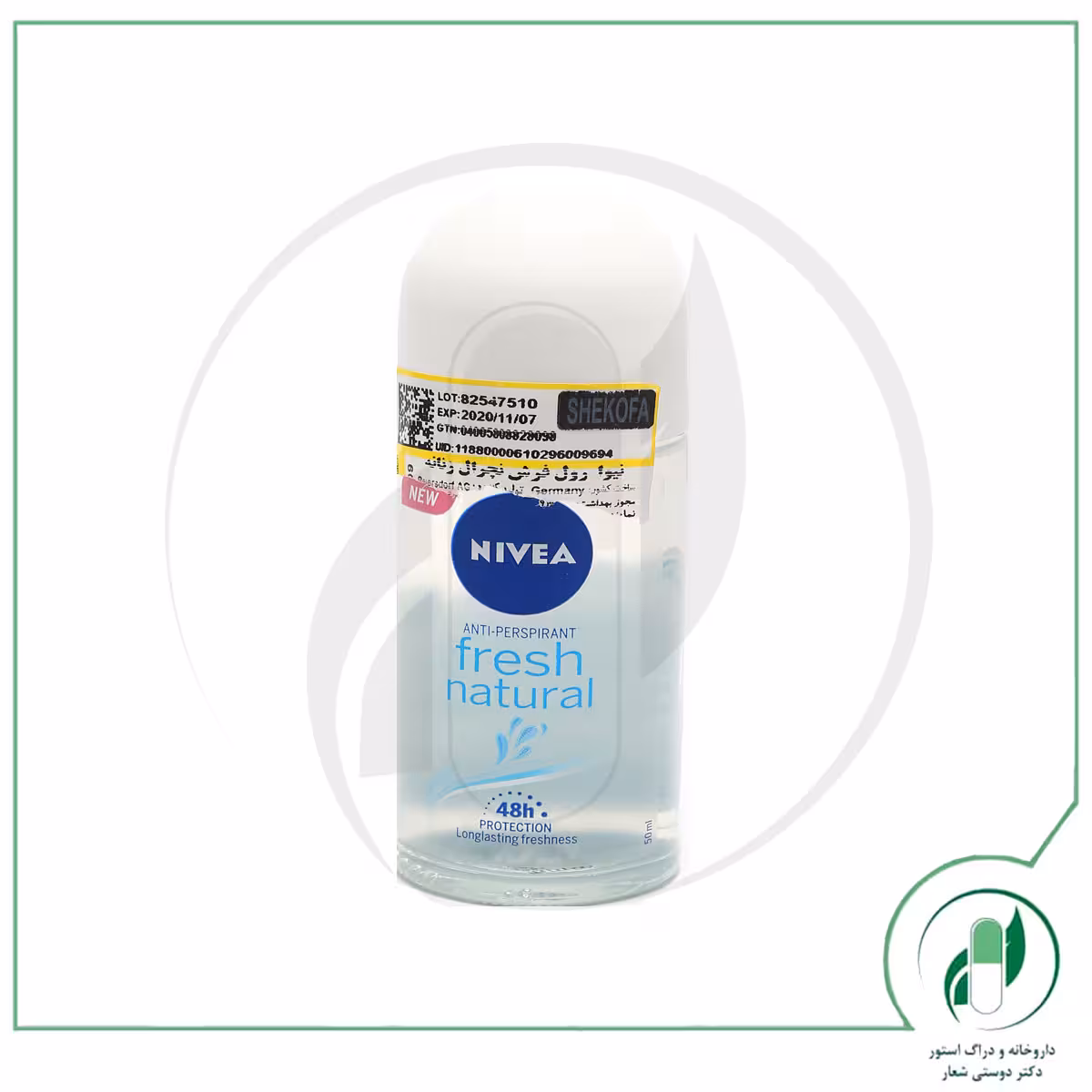 رول ضد عرق زنانه فرش نچرال نیوا – Nivea