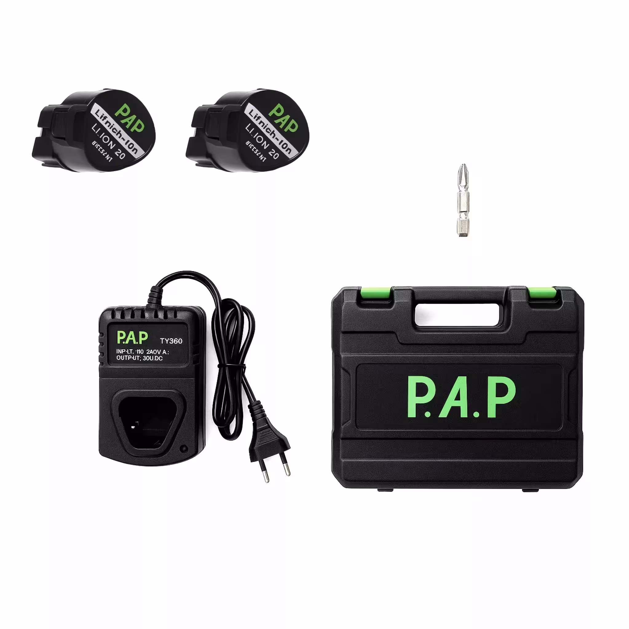 پیچ گوشتی شارژی 12 ولت  براشلس پی ای پی مدل BID-1215