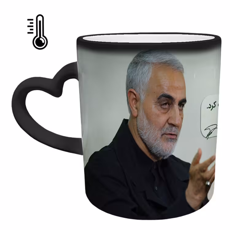 خرید ماگ-لیوان حرارتی  دسته ساده  سردار سلیمانی کد 25