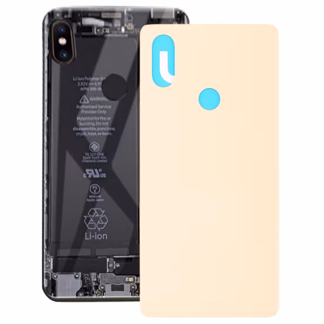 درب پشت شیائومی Back Cover Xiaomi Redmi Note 12 Pro Plus Black