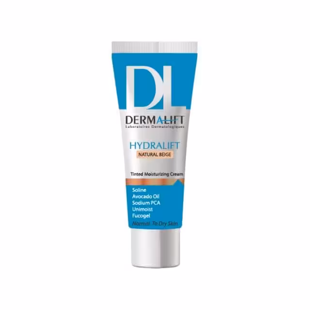 کرم مرطوب کننده رنگی درمالیفت مدل Hydralift حجم 40 میلی لیتر – بژ طبیعی