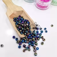 منجوق درشت سبز هفت رنگ 9