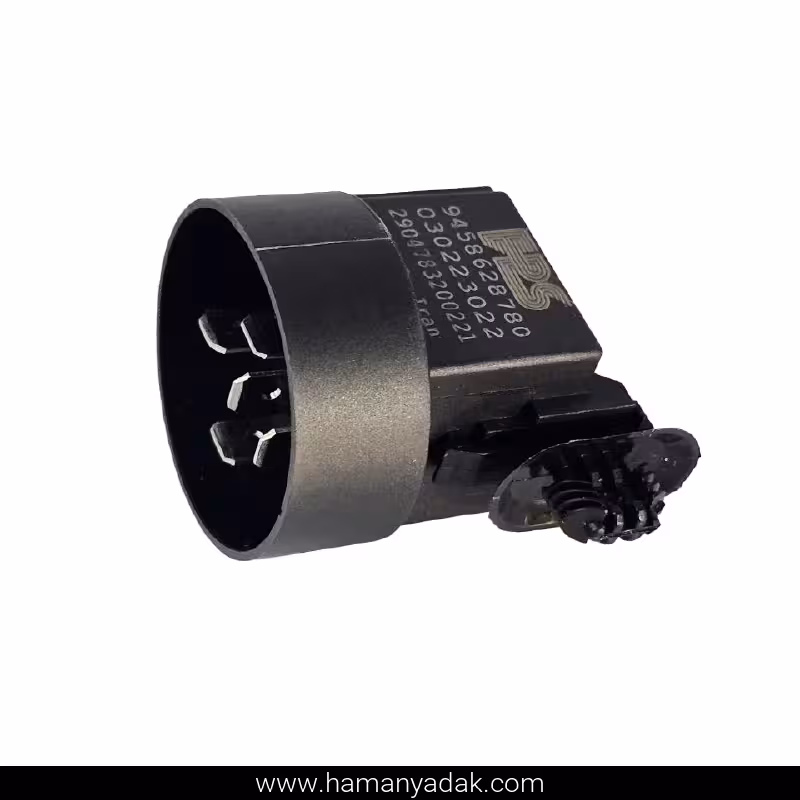 رله فن پژو گرد کلاه دار برند EPS