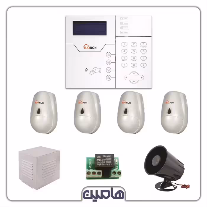 پکیج کامل دزدگیر مکسرون به همراه 4 سنسور
