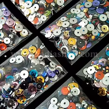 پولک گرد رنگی