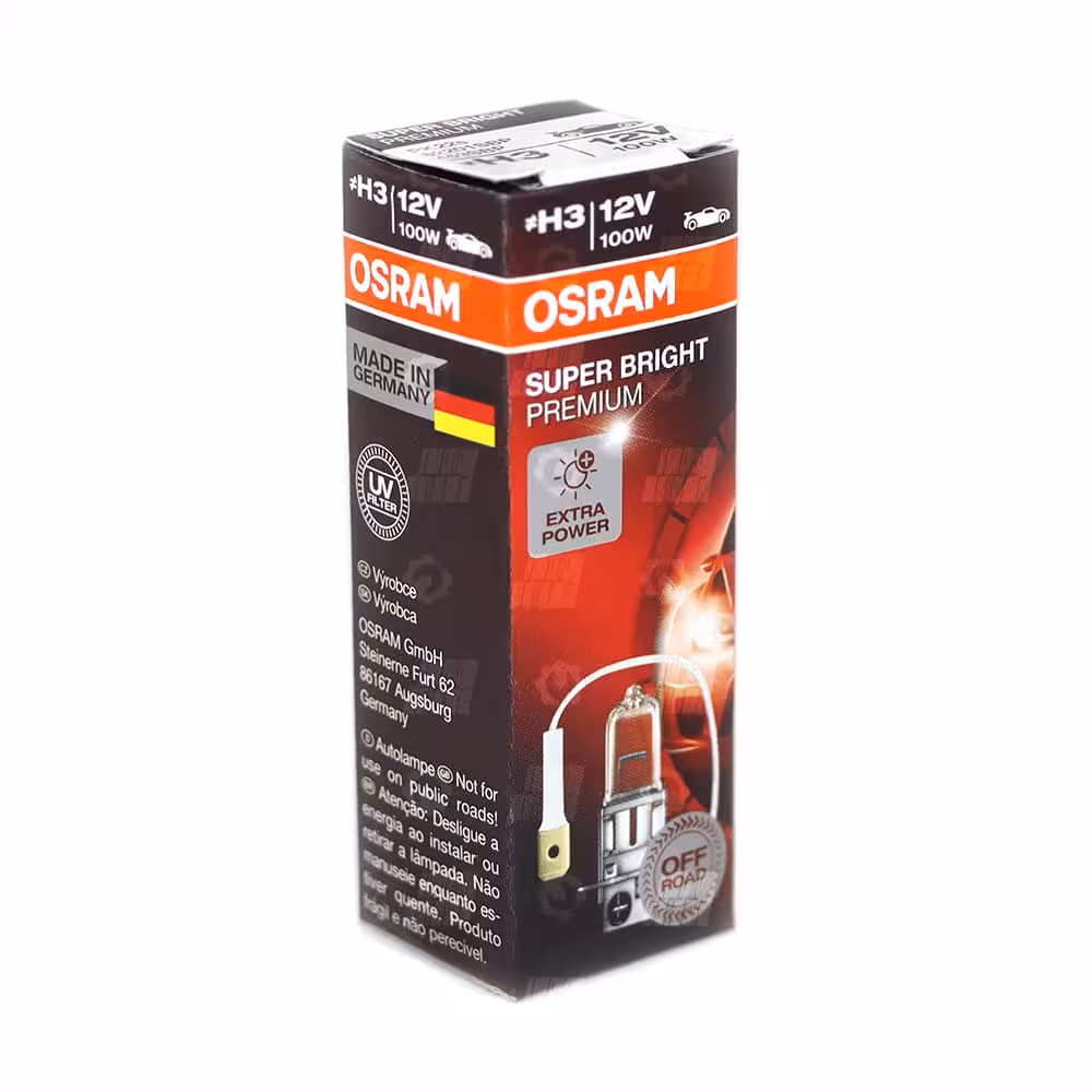 لامپ افزایشی پایه H3 اسرام OSRAM