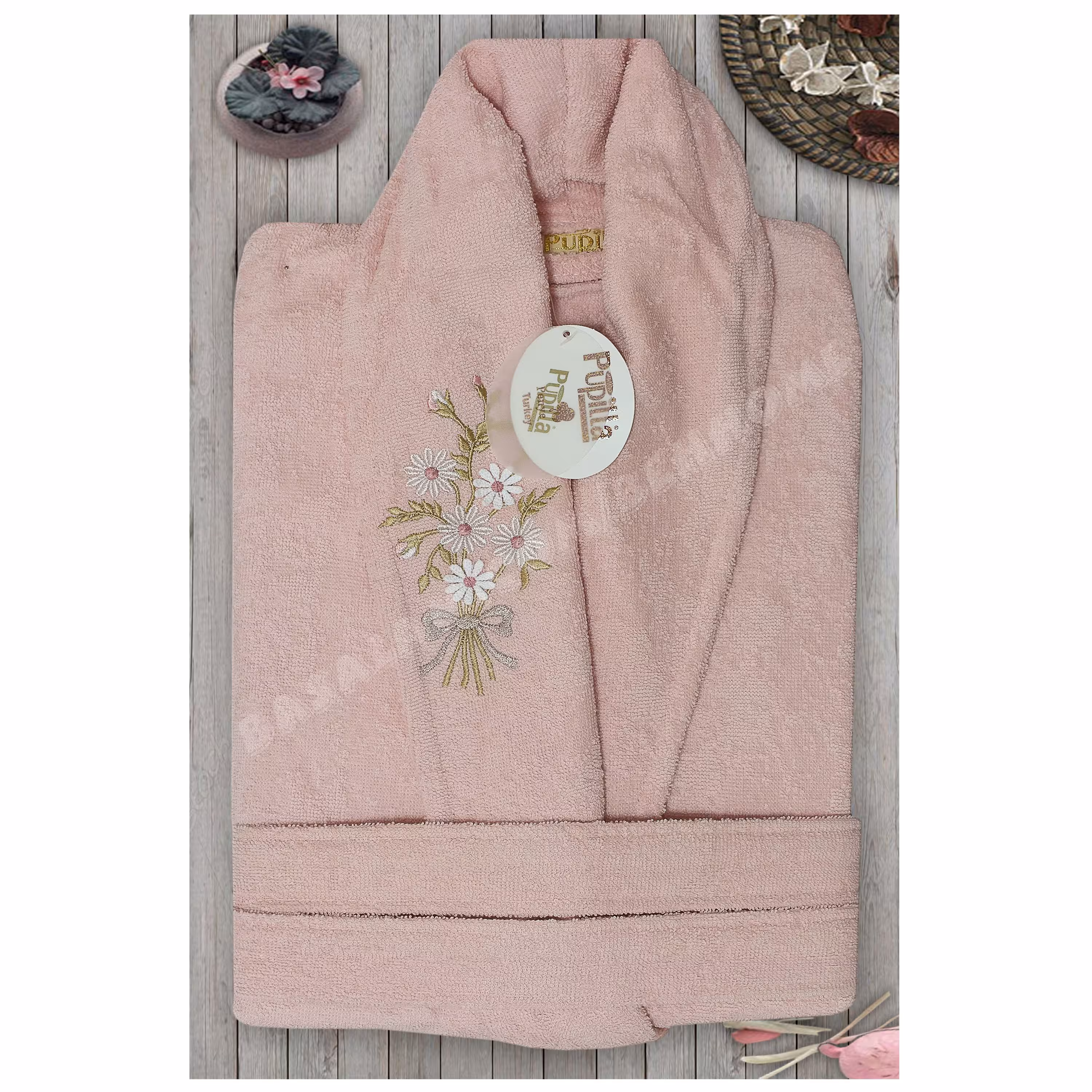 حوله تنپوش ترک پاپیلا رنگ صورتی 