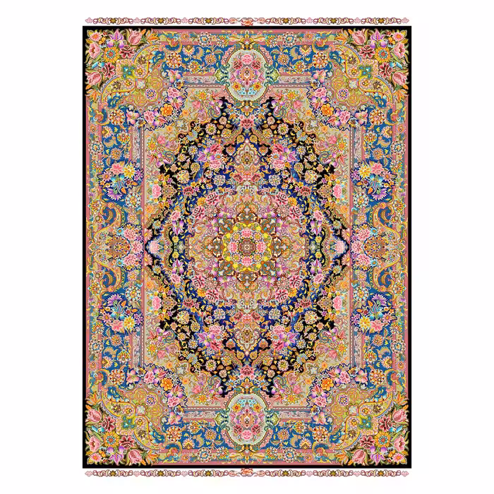 نخ و نقشه فرش دستباف کد 51018