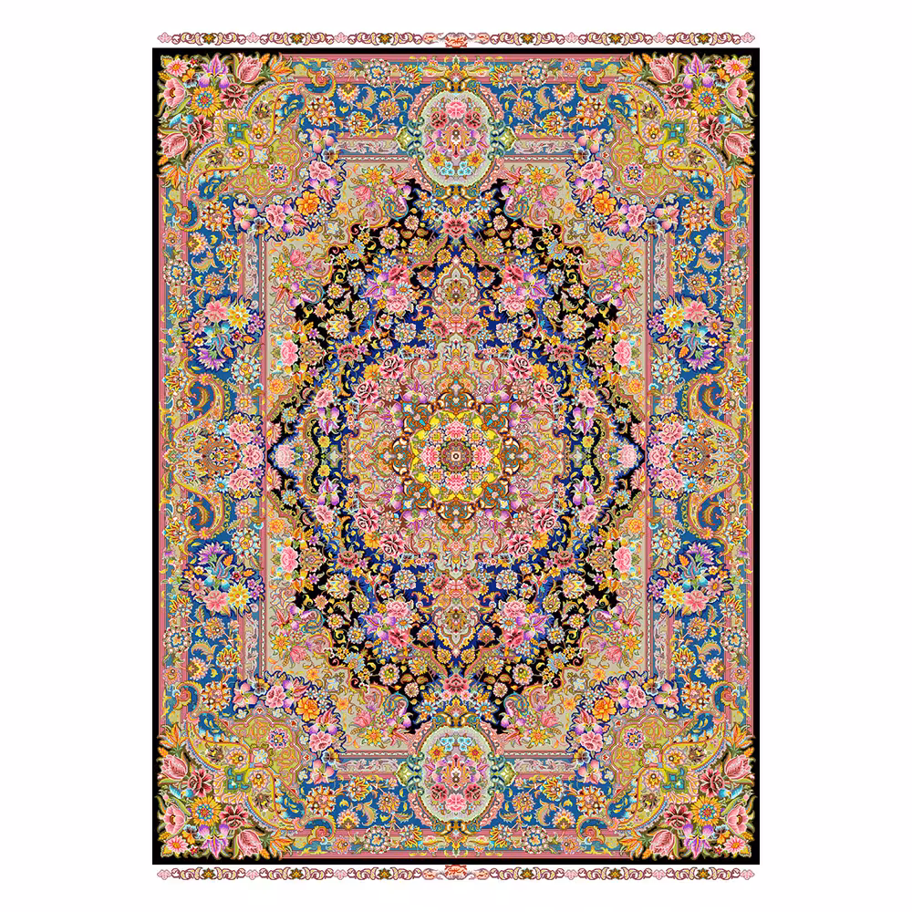 نخ و نقشه فرش دستباف کد 51018