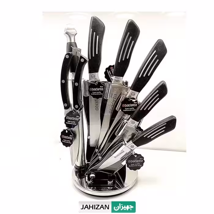 سرویس چاقو و ساطور 8 پارچه بارادانتیا پلاس کد 704