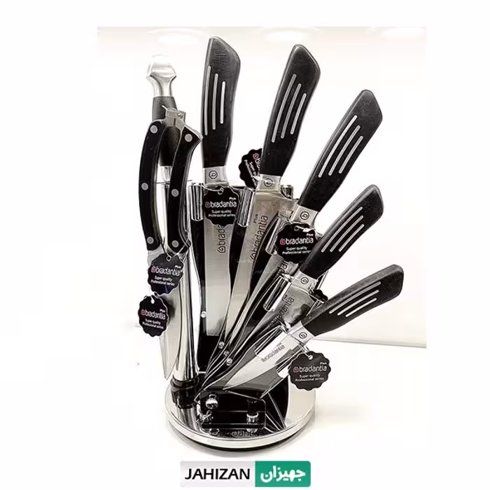 سرویس چاقو و ساطور 8 پارچه بارادانتیا پلاس کد 704