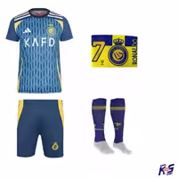ست چهار تکه لباس ورزشی مدل النصر طرح رونالدو کد 2025Y