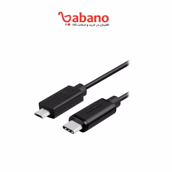 کابل تبدیل Type-C به MicroUSB یونیتک مدل Y-C473 طول 1 متر