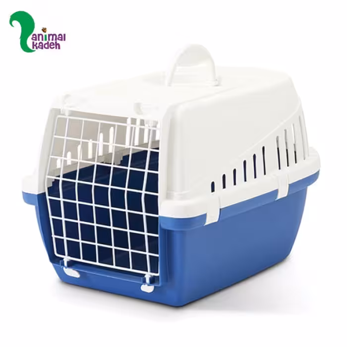 باکس حمل نقل سگ و گربه برند ساویک دارای مجوز پرواز سایز 1 (آبی)