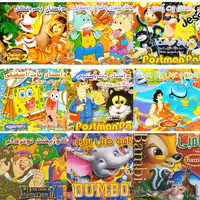 کتاب مجموعه 9 جلدی دو زبانه داستانهای شیرین جهان(همراه با رنگ آمیزی و آموزش زبان) انتشارات دانش گویا