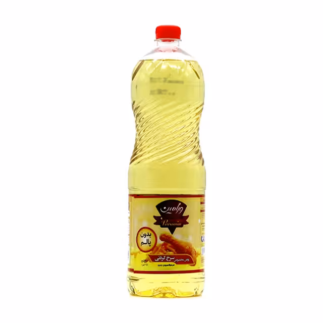 روغن مایع سرخ کردنی شفاف بدون پالم ورامین 1350 گرمی