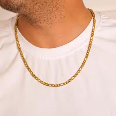 زنجیر مردانه فیگارو (Figaro) 5 میل. 60 سانتی. z12..