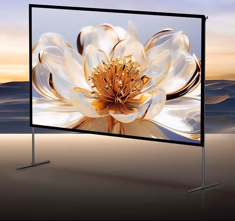 پرده نمایش ایستاده ونبو 100 اینچ مدل wanbo folding projector screen - کامپیوترچی