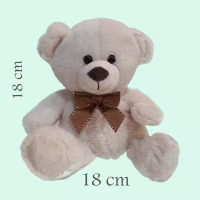 عروسک طرح خرس کد 68 ارتفاع 18 سانتی متر