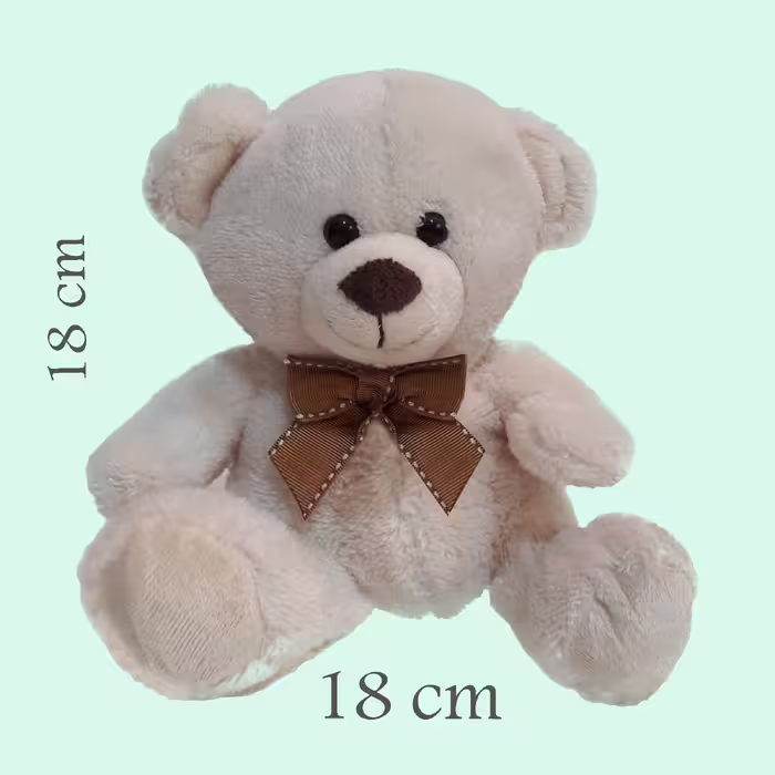 عروسک طرح خرس کد 68 ارتفاع 18 سانتی متر