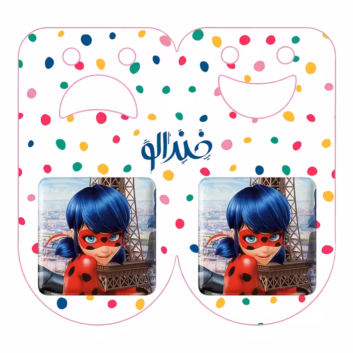 پیکسل خندالو مدل دختر کفشدوزکی کد 2813 به همراه مگنت