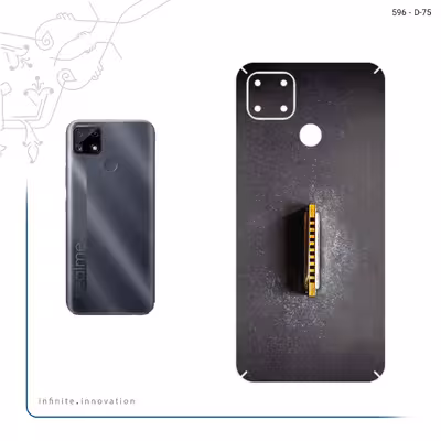 برچسب پوششی ماهوت مدل Harmonica مناسب برای گوشی موبایل ریلمی C25s