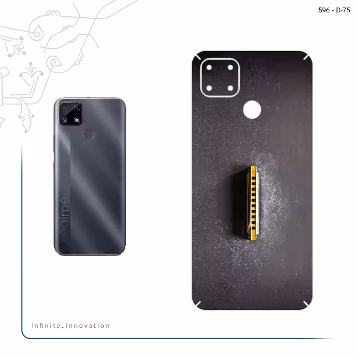 برچسب پوششی ماهوت مدل Harmonica مناسب برای گوشی موبایل ریلمی C25s