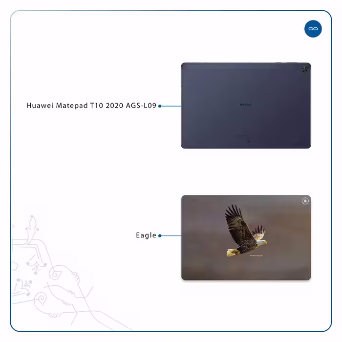 برچسب پوششی ماهوت مدل Eagle مناسب برای تبلت هوآوی Matepad T10 2020 AGS-L09