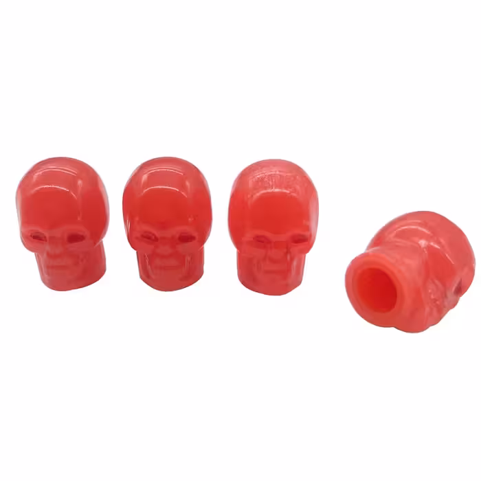 سر والف لاستیک مدل بدون باتری کد SKULL-CAR-MOTO-BE بسته 2 عددی