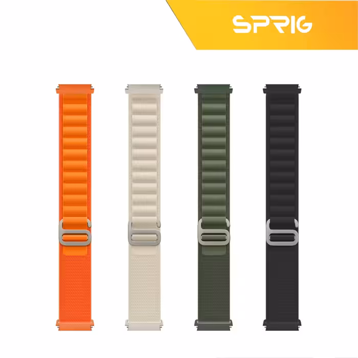 بند اسپریگ مدل Loop Alpine مناسب برای ساعت هوشمند سامسونگ Galaxy Watch Active 1 / Active 2 40mm / Active 2 44mm / Watch 3 size 41mm / Galaxy Watch 4 40mm / watch 4 42mm / watch 4 44mm / watch 4 46mm