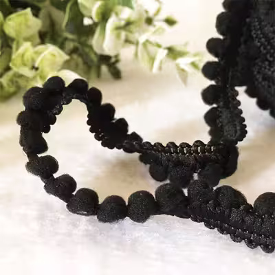 نوار یراق مدل پوم پوم کد 640 طول 13 متر