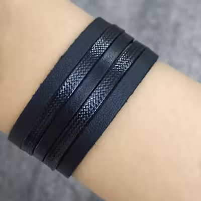دستبند مدل چرمی