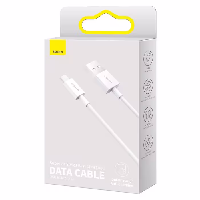 کابل تبدیل USB به MicroUSB باسئوس مدل CAMYS طول 1 متر