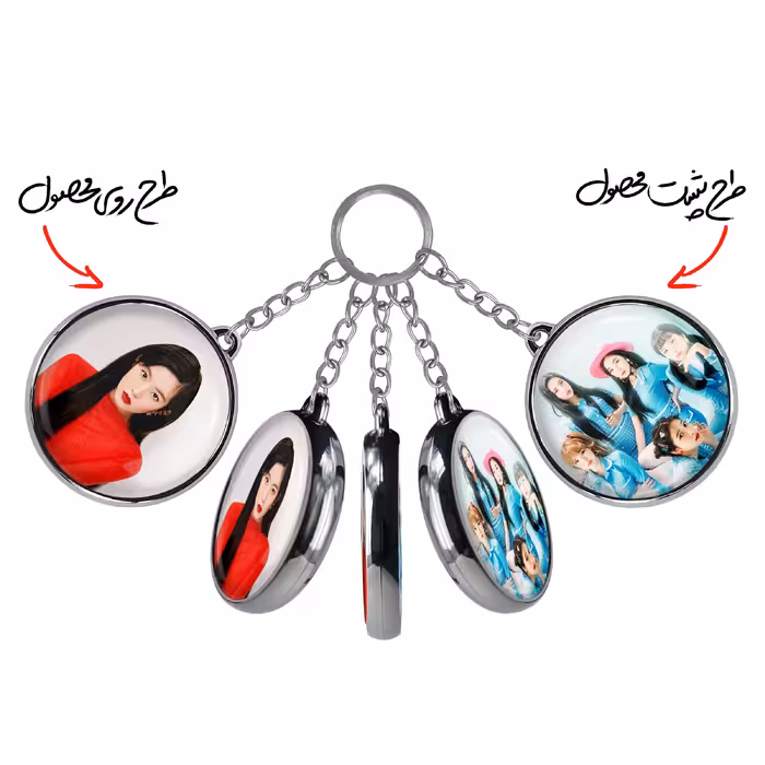 جاکلیدی خندالو طرح آیرین گروه رد ولوت Red Velvet مدل دوطرفه کد 1300213001