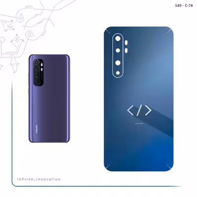 برچسب پوششی ماهوت مدل Minimal Coding icon مناسب برای گوشی موبایل شیائومی Mi Note 10 Lite