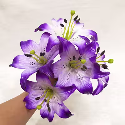 گل مصنوعی مدل لی لی یوم کد 492 بسته 5 عددی