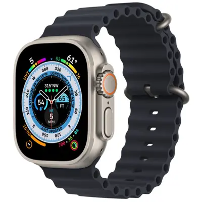 ساعت هوشمند مدل crystal watch ultra golden edition 49mm