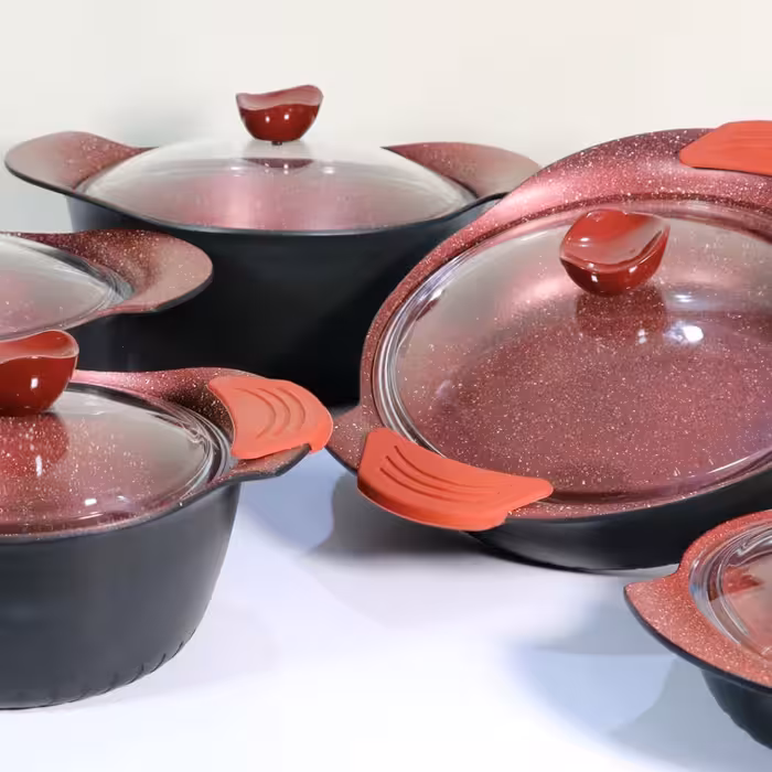 سرویس پخت و پز 10 پارچه دلفینو مدل دوروگرانیت