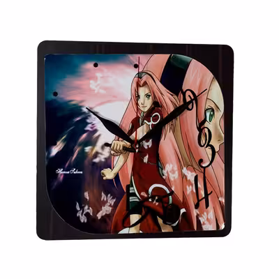 ساعت دیواری طرح انیمه ناروتو مدل tn7