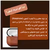 کاور کی فون مدل Leather مناسب برای کیس اپل AirPods Pro به همراه بند آویز
