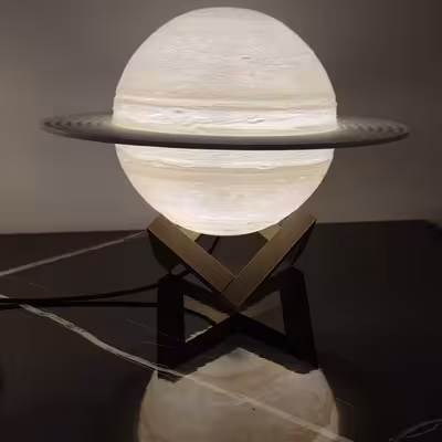 آباژور رومیزی مدل سیاره زحل S5