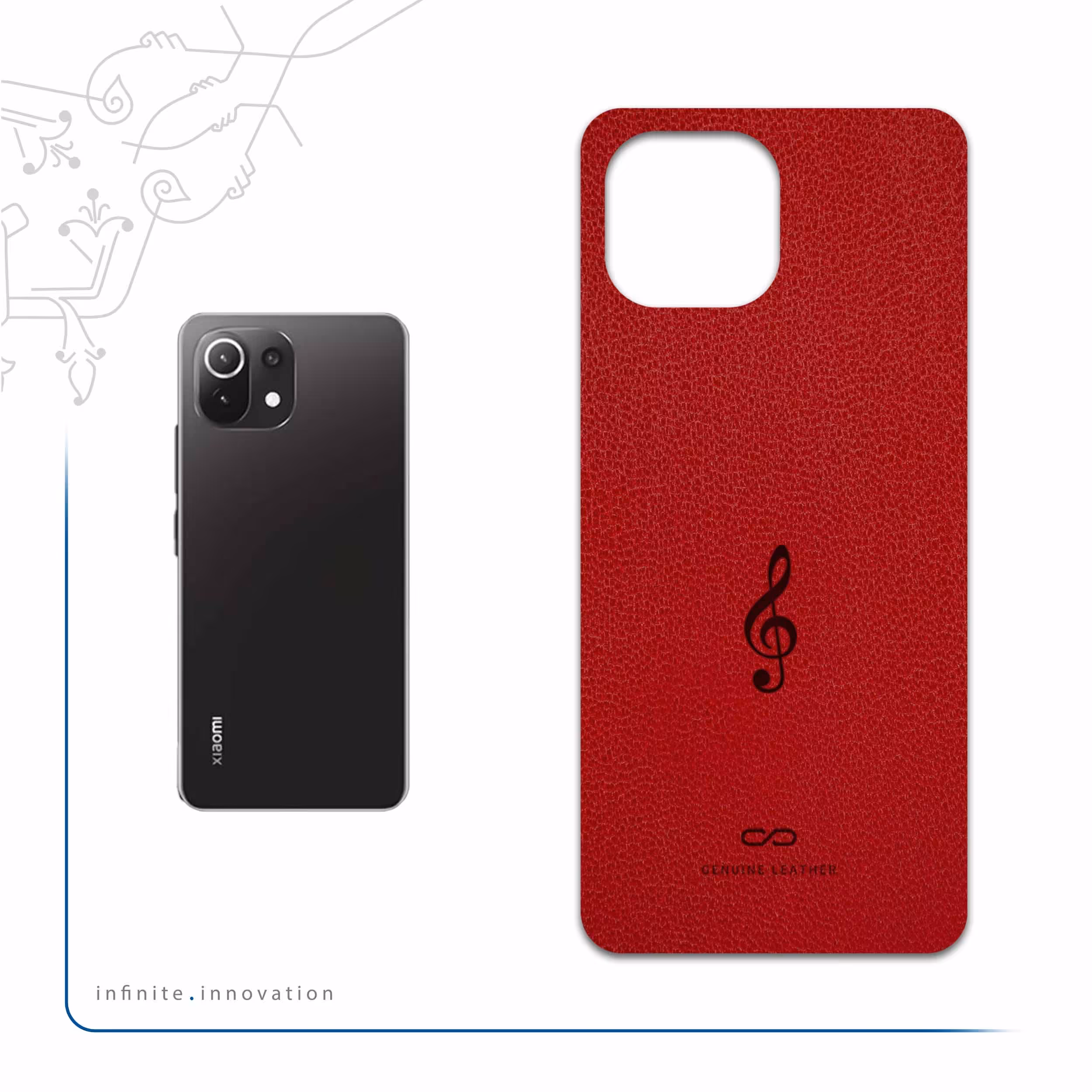 برچسب پوششی ماهوت مدل RL-SOL مناسب برای گوشی موبایل شیائومی MI 11 LITE