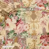 ملحفه آدنو مدل گلپری کد IR102 دونفره سایز 140x200 سانتی متر