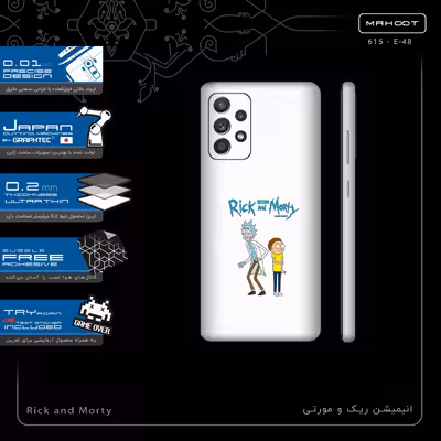برچسب پوششی ماهوت مدل Rick and Morty-FullSkin مناسب برای گوشی موبایل سامسونگ Galaxy A52s 5G